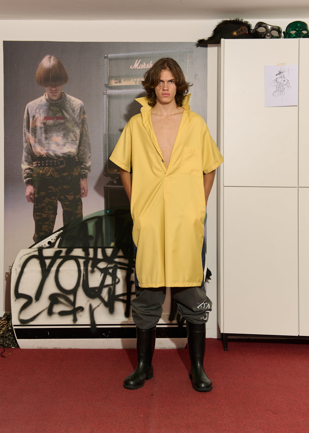 Bicolor Grunge Dress