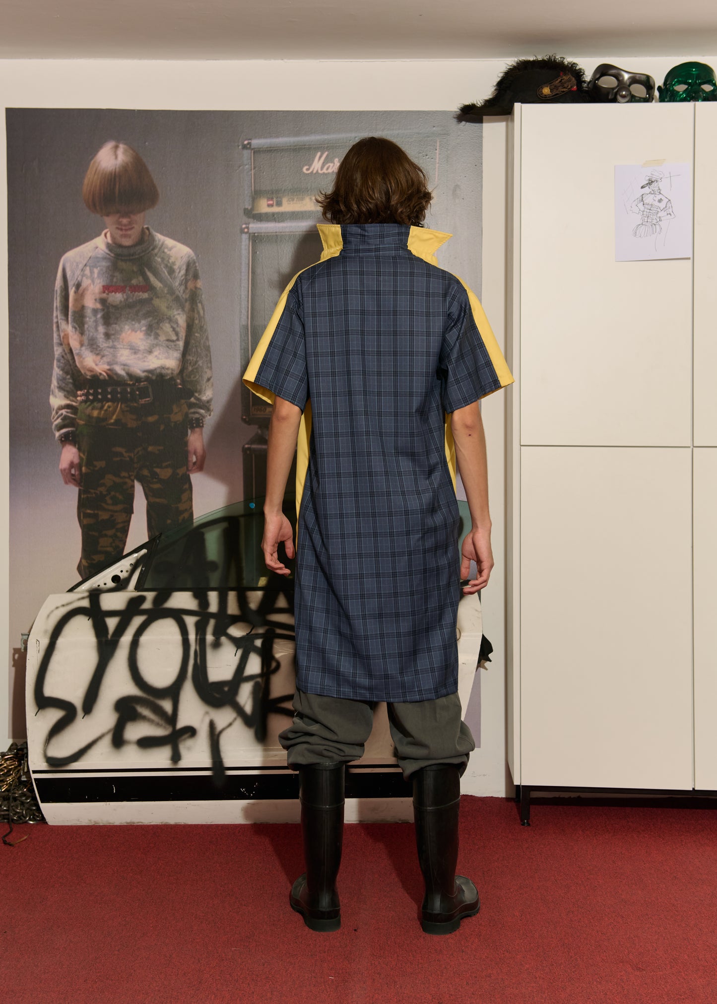 Bicolor Grunge Dress